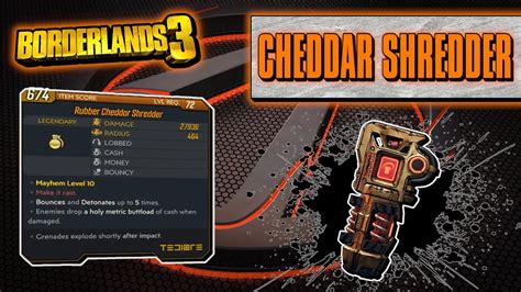 borderlands 3 cheddar shredder.